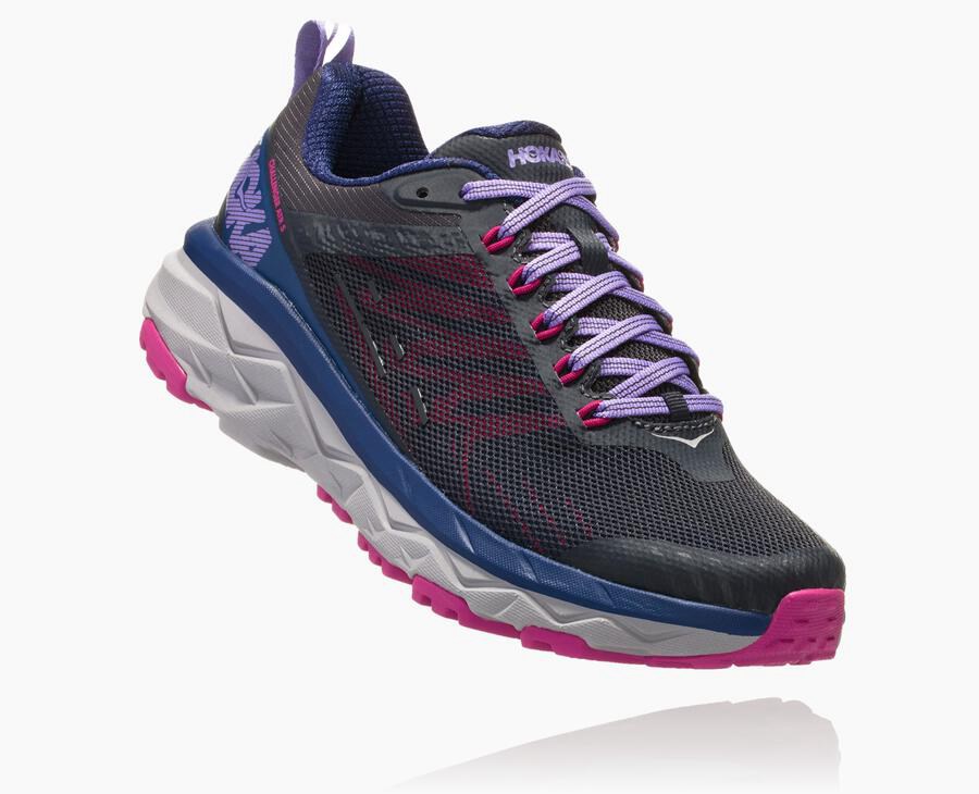 Zapatillas Trail Hoka One One Mujer - Challenger Atr 5 - Negras - MWR912804